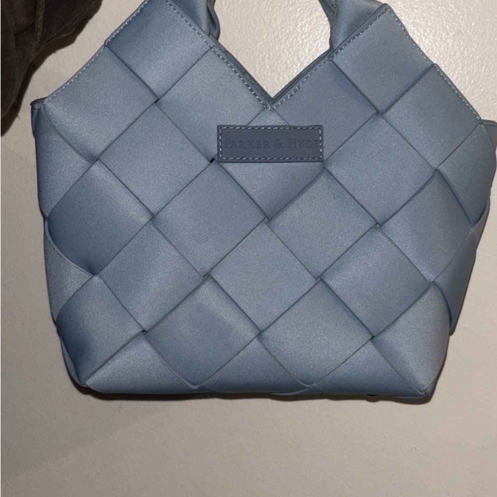 Blue Woven Women's Bag